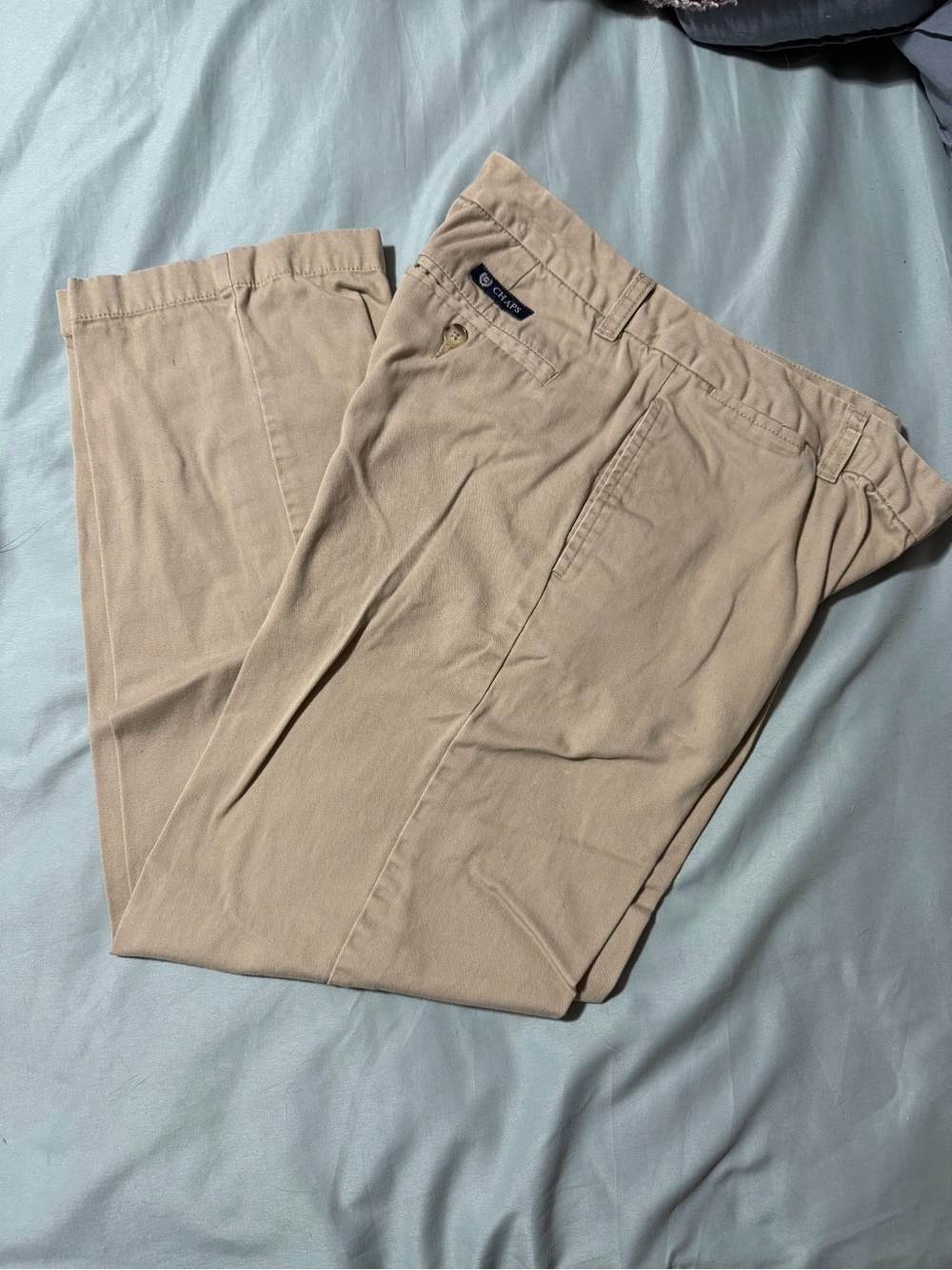 Chaps Kids Tan Dress Chinos